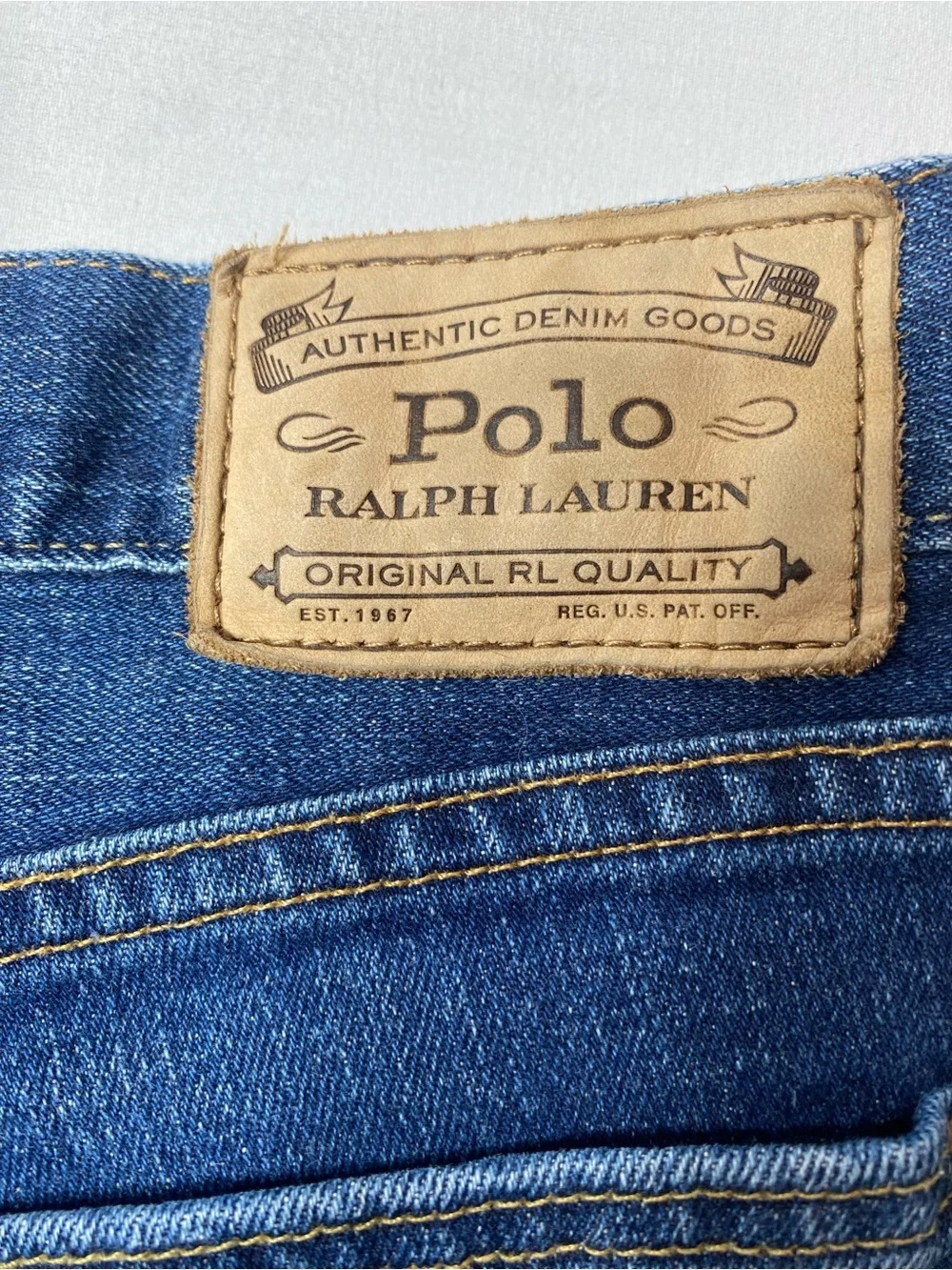 Polo Ralph Lauren The Sullivan Slim Jean 32x30 Blue Denim Classic